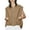 Brown, variant on Womens Casual Zip Up Vest Cargo Oversized Ruched Hem Sleeveless Blazer Jackets Tops Green S