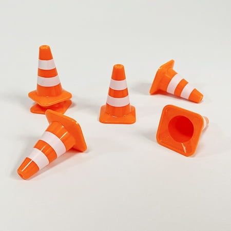 WHAMVOX 10Pcs Cones for Driving Practice Mini Traffic Cones for Educational Use
