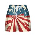 thumbnail image 4 of Mujeres Pantalones Cortos con Bolsillos Impresos Detalle Vendaje, Casual Y Suelto Ajuste Pantalones Cortos de las Mujeres para el Verano, 4 of 8
