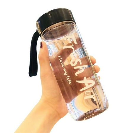 

VALINK 600ml Sport Water Bottle BPA-Free Leak-Proof Plastic Bottle for Yoga Cycling