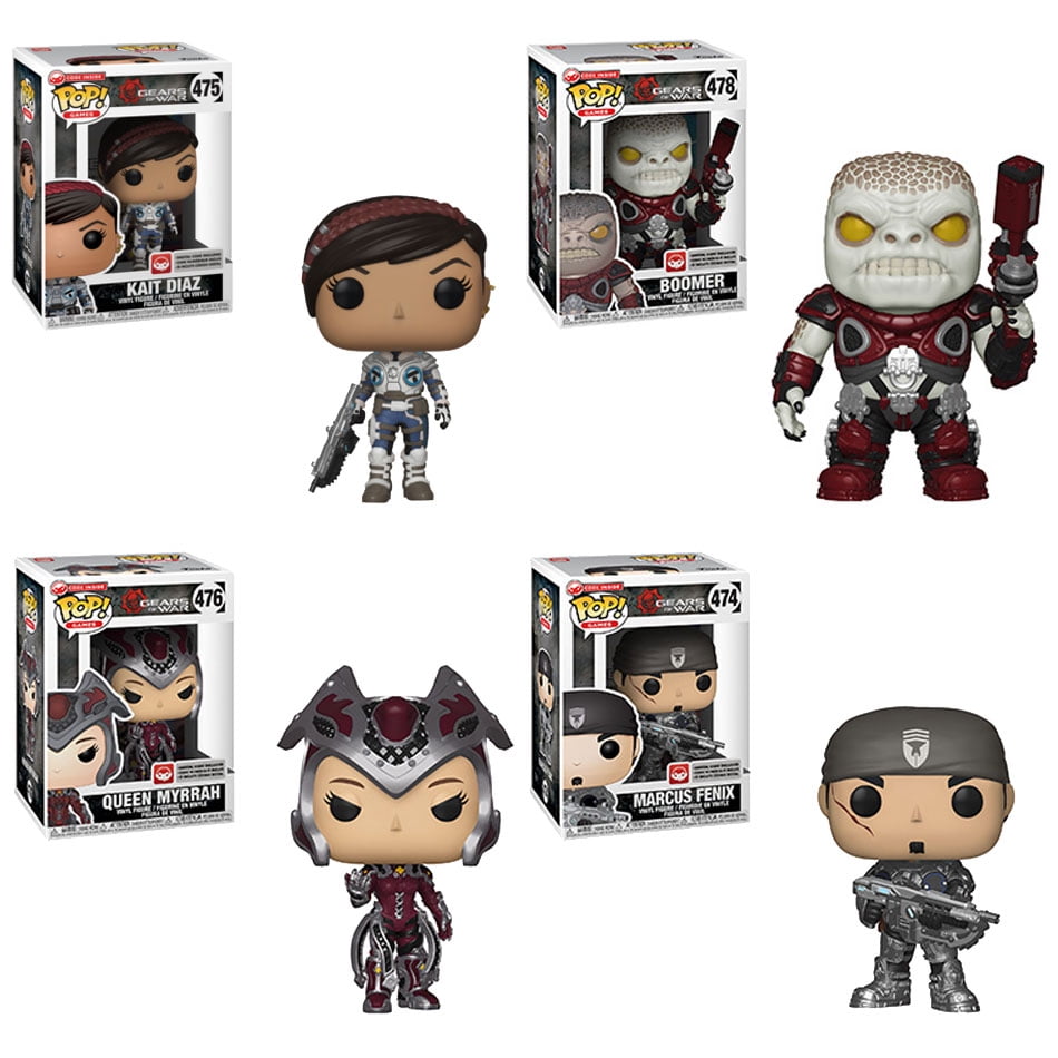 Funko POP! Games Gears of War S3 Vinyl Figures SET OF 4 (Marcus