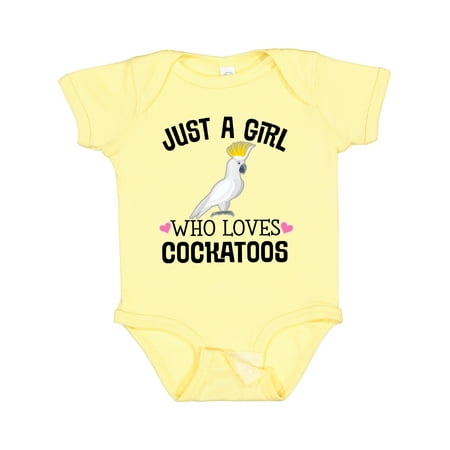 

Inktastic Cockatoo Bird Just a Girl Girls Baby Bodysuit
