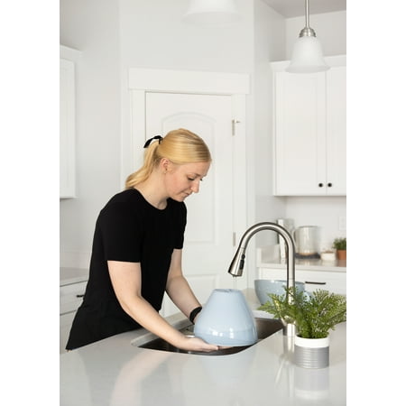 CRANE - 1 Gal. Drop Cool Mist Humidifier with Sound Machine - Grey