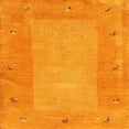 thumbnail image 1 of Ahgly Company Indoor Square Contemporary Dark Orange Abstract Area Rugs, 7' Square, 1 of 6