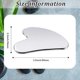 thumbnail image 2 of Stainless Steel Gua Sha Facial Tools Guasha for Face Metal Gua Sha Tighten Skin Massage Guasha Beauty Tool for Body Eyes Neck Massager with Travel Pou, 2 of 5