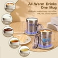 thumbnail image 5 of USB Heating Mug - 131°F Auto-Off Smart Cup, American Flag Stainless Steel Thermal Cup, Gift Idea, 5 of 9