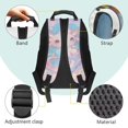 thumbnail image 4 of Uorisanigo Swirl Pastel Axolotl School Backpack for Boys Girls 5-12, Large Capacity Casual Student Bookbag, Breathable and Comfortable for Daily School Use, 4 of 7
