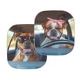 thumbnail image 2 of Bulopur Funny Pug Car Windshield Sun Shade Heat and UV Rays Protection Auto Windshield Sun Shade Easy to Use Automotive Interior Sun Protection Universal for Most SUVs Vans Trucks, 2 of 6