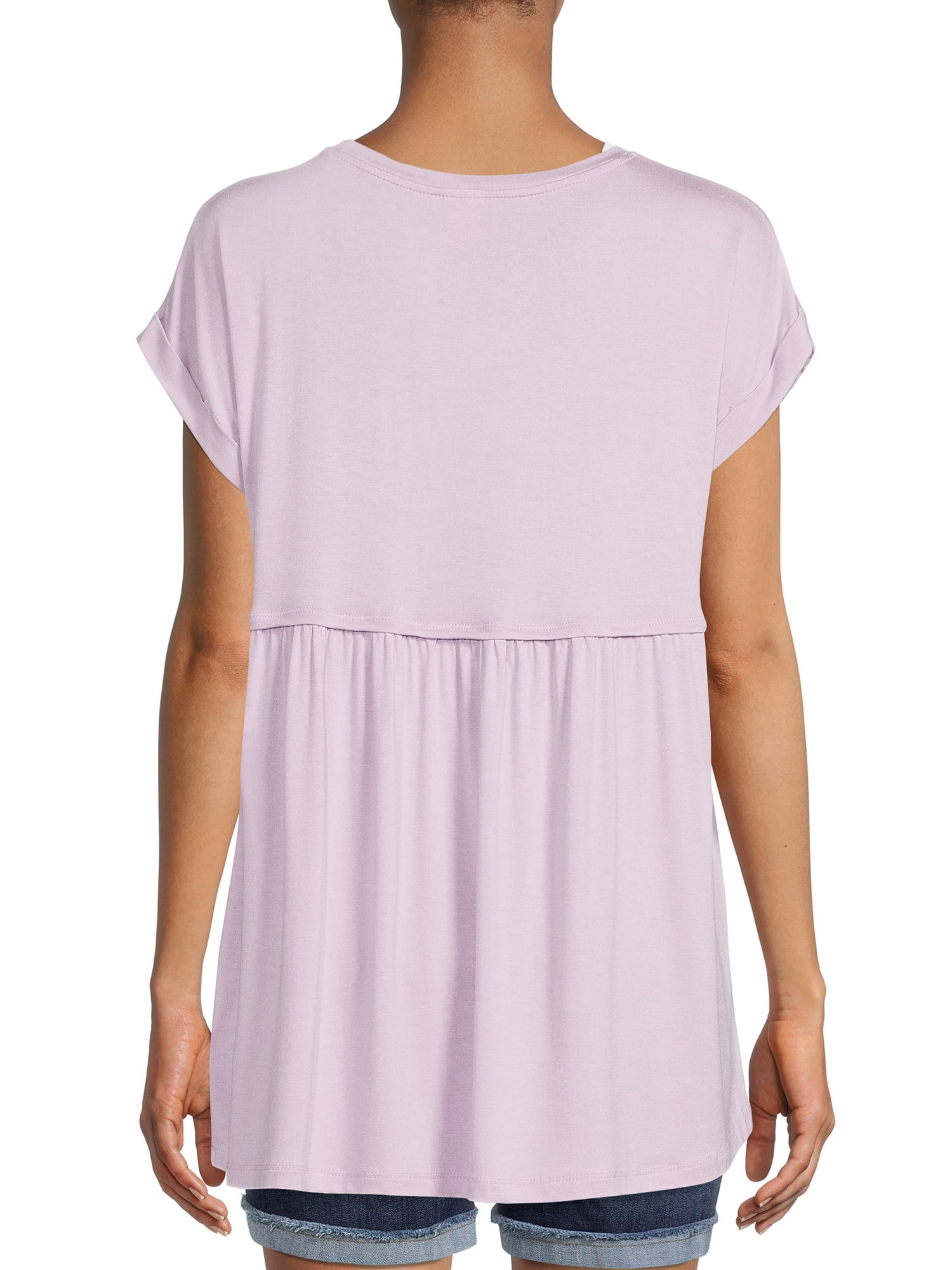 Time And Tru Women's Maternity Babydoll T-Shirt