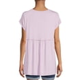 thumbnail image 3 of Time And Tru Women's Maternity Babydoll T-Shirt, 3 of 6