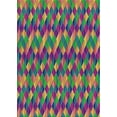 thumbnail image 1 of Ahgly Company Machine Washable Indoor Rectangle Transitional Green Area Rugs, 2' x 5', 1 of 7