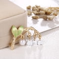 thumbnail image 2 of hengtong 2xConvallaria Brooch Pin Bridal Wedding Jewelry Scarf Clips, 2 of 9