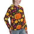 thumbnail image 6 of Kdxio Autumn Harvest Pumpkin Joy Print Womens Oversized Hoodies Sweatshirts Hooded Pullover Tops Sweaters Casual-XX-Large, 6 of 7