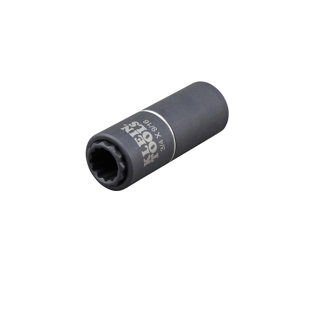 Klein Tools 2-in-1 Impact Socket, 12-Point, 3/4 and 9/16-Inch