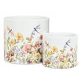 thumbnail image 2 of Dragonflies And Flowers Planter, 2 of 4
