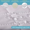 thumbnail image 2 of LA Baby 2 Sided Contoured Diaper Changing Pad with Easy to Clean Quilted Cover, White, 2 of 5