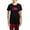 With Red Plaid Pant, variant on CafePress - BTB2 Women's Dark Pajamas - Women's Short Sleeve Print T-Shirt and Pants Dark Cotton Pajama Set