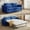 Blue, variant on ZAFLY 2-in-1 Queen Size Pull Out Sofa Bed | Convertible Loveseat with Mattress | Sleeper Sofa Couch for Living Room/Apartment, Beige