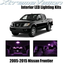 XtremeVision Interior LED for Nissan Frontier 2005-2015 5 pcs Pink Interior LED Kit   Installation Tool
