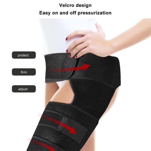 Hip Brace Foldable Compression Support Wrap Arthritis Sciatic Self-adhesive Sport Ware Breathable Hip Guard Men