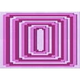 thumbnail image 1 of Ahgly Company Machine Washable Indoor Rectangle Transitional Neon Pink Area Rugs, 6' x 9', 1 of 7