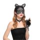 thumbnail image 4 of Diadema de encaje con orejas de gato KAIYANG para Mujer Máscara de Ojos Negra Tocado de Fiesta, 4 of 5