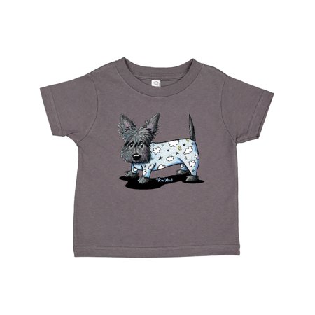 

Inktastic Scottie In PJs Gift Toddler Boy or Toddler Girl T-Shirt