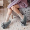thumbnail image 3 of 35/41EU Cartoon Cute Indoor Slippers - Winter Soft Warm Plush Home Shoes - Unisex Emoji Slippers for Women Teens Adults Boys and Girls, 3 of 5