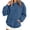Blue, variant on Ruimatai Women Long Sleeve Hoodie Pullover Corduroy Loose Sweatshirt With Front Pocket