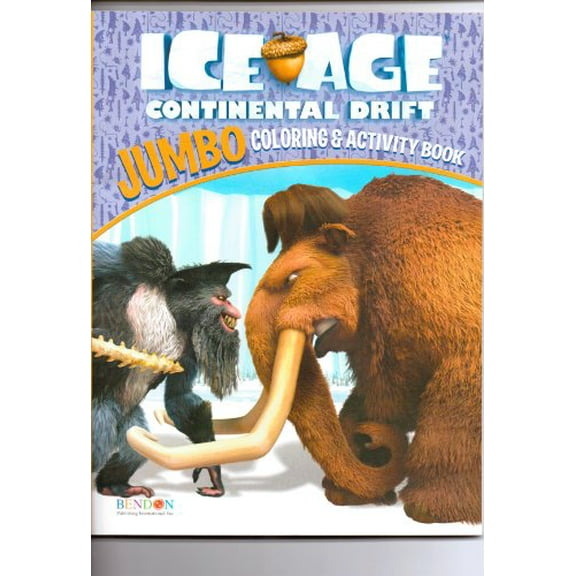 Pre-Owned Ice Age Continental Drift Jumbo Coloring & Activity Book, 9781614051671, 1614051674, Paperback,
