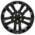 thumbnail image 2 of OE Wheels CV68 22 Inch Rims and Tires Fit Suburban 1500 High Country Style 6x139.7 22x9 Gloss Black - Hollander 14088 - TerraMax RT 285/45-22 (Set of 4), 2 of 5