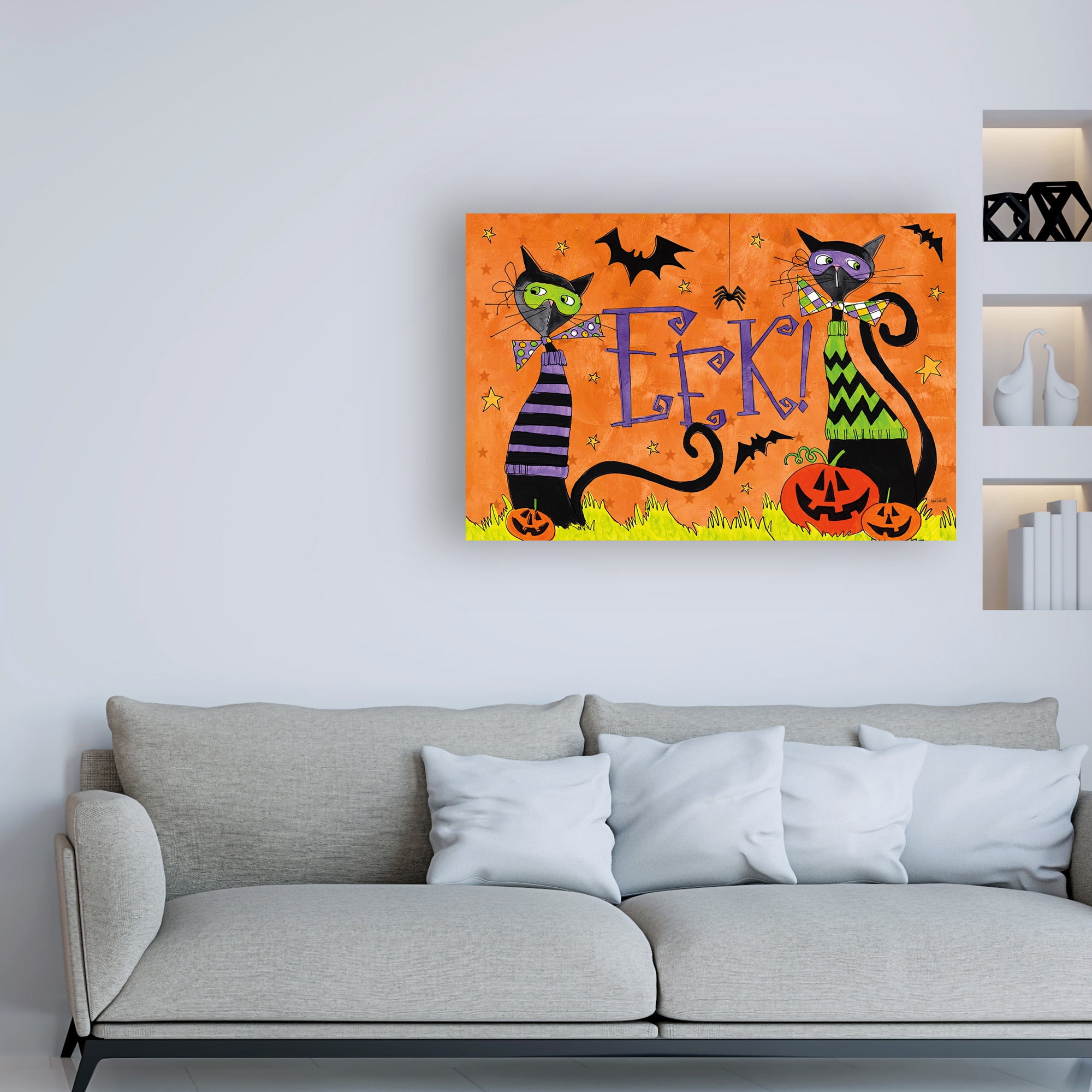 Trademark Fine Art 'Spooky Fun II' Canvas Art by Anne Tavoletti