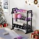 thumbnail image 2 of Rack para mancuernas niffgaff de 3 niveles, capacidad de 204 kg, ajustable, 2 of 8