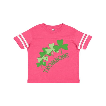 

Inktastic Trombone Shamrocks Arc Gift Toddler Boy or Toddler Girl T-Shirt