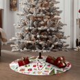 thumbnail image 4 of Haiem Snowflakes Santa Claus Pattern Christmas Tree Skirt Merry Christmas Party Christmas Tree Decoration,New Year Decorations-48", 4 of 6