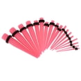 thumbnail image 3 of 36pcs Ear GAUGES EQUIPO DE ESTRUCTURA KIT DE ESTRUCTURA TPLADA DE ACRíLICO 14G-00G Expansor Pink Sunnimix Kit de estiramiento de medidores de oído, 3 of 8