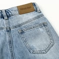 thumbnail image 4 of KIDSCOOL SPACE Girls Flare Jeans,Little Big Girl Ripped Wide Leg Summer Denim Pants, 4 of 6