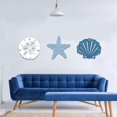 thumbnail image 5 of Decoración de madera, artesanía fina, ampliamente utilizada, exquisita concha marina, estrella de mar, colgante de pared para el hogar, 5 of 5