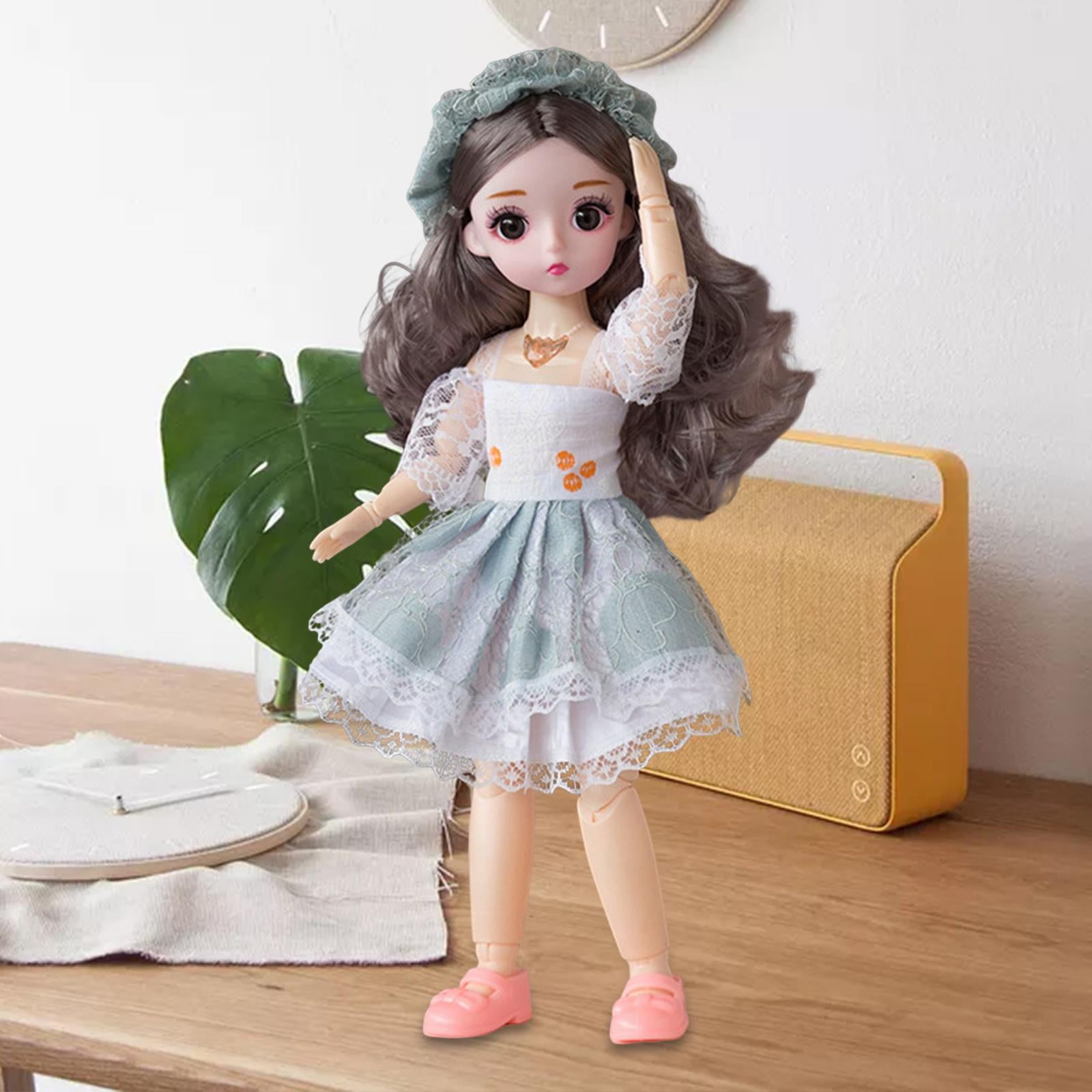 1/6 BJD Doll 3D Animation Eyes Toys DIY Dolls Dress up 12inch Ball