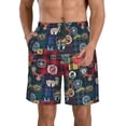 thumbnail image 1 of Balery Adventure Camping Badge Traje de Baño Estilo Hawaiano para Hombre, Shorts de Secado Rápido con Bolsillos-Small, 1 of 6