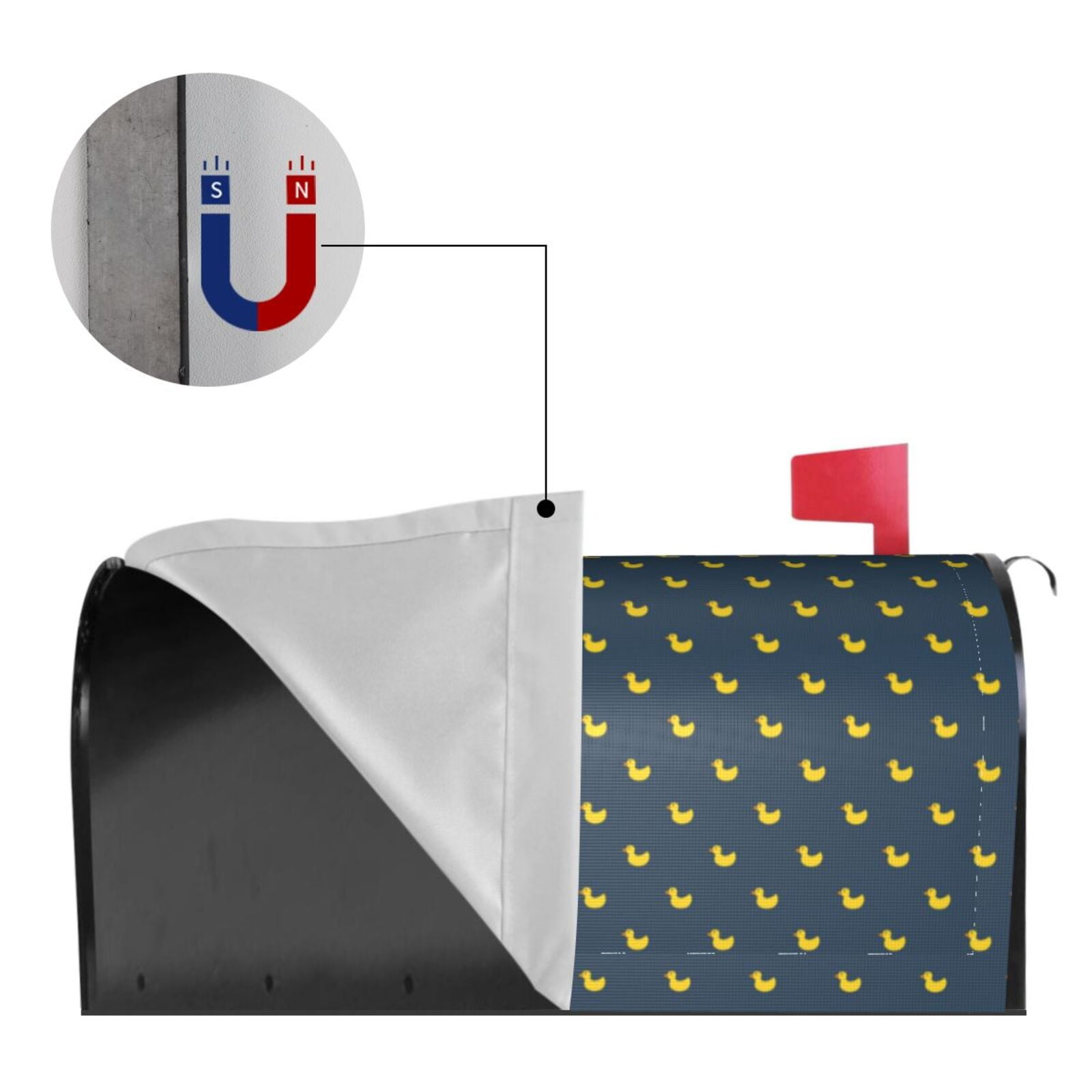 Kdxio Magnetic Mailbox Cover 21x18 in Mailbox Cover Outdoor Decoration Holiday Mailbox Covers for Home Garden Yard-21x18 in
