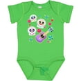 thumbnail image 3 of Inktastic Day of the Dead Owl Sugar Skulls and Guitar Boys or Girls Baby Bodysuit, 3 of 5