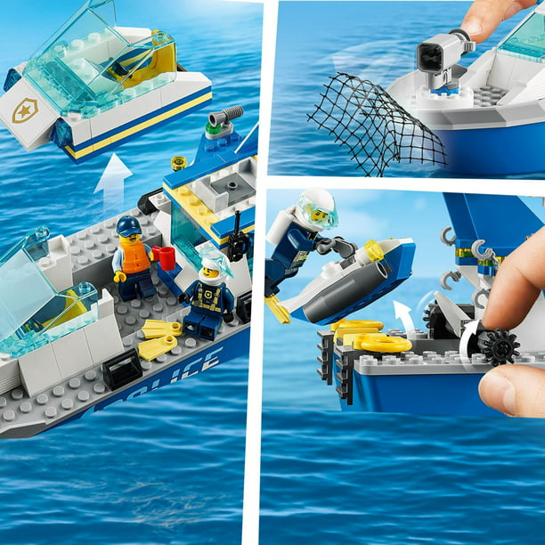 City Police Patrol Boat 60277 Cool Police Toy for (276 Pieces) Walmart.com