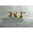 thumbnail image 2 of Kingston Brass KS1167NL 8 in. Widespread Bathroom Faucet, Brushed Brass, 2 of 5