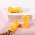 thumbnail image 3 of 5-Pack Leather Scissor Protectors with Safety Sheath, Yellow Covers for Crafting and Sewing Tools, 3 of 5