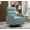 Light Blue, variant on Clipeyh Storage Pocket Glider Rocking Chair, Black