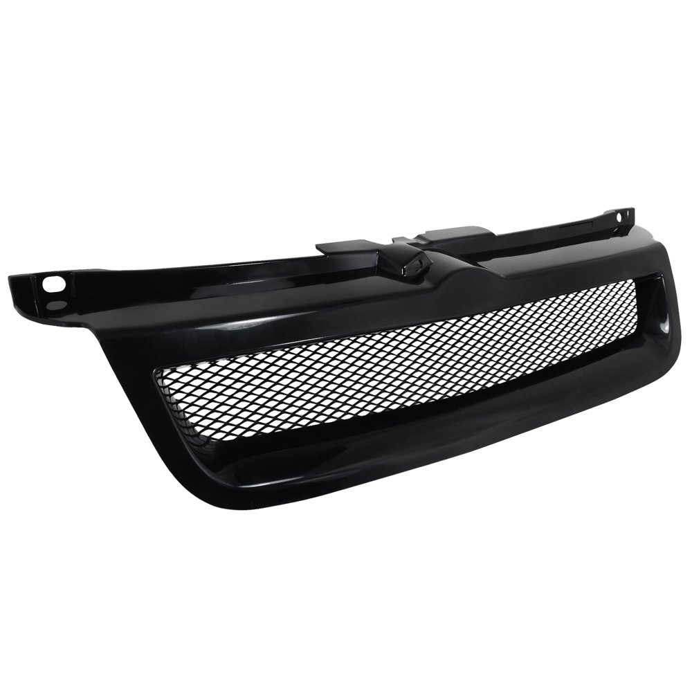 2000 Volkswagen Jetta Grill Spec-D Tuning Black Front Grill W/ Aluminum Mesh 1Pc for 1999-2004