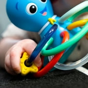 Baby Einstein Ocean Explorers Opus’s Shake & Soothe Teether Toy & Rattle, Multicolor, Ages Infants 0 + Months