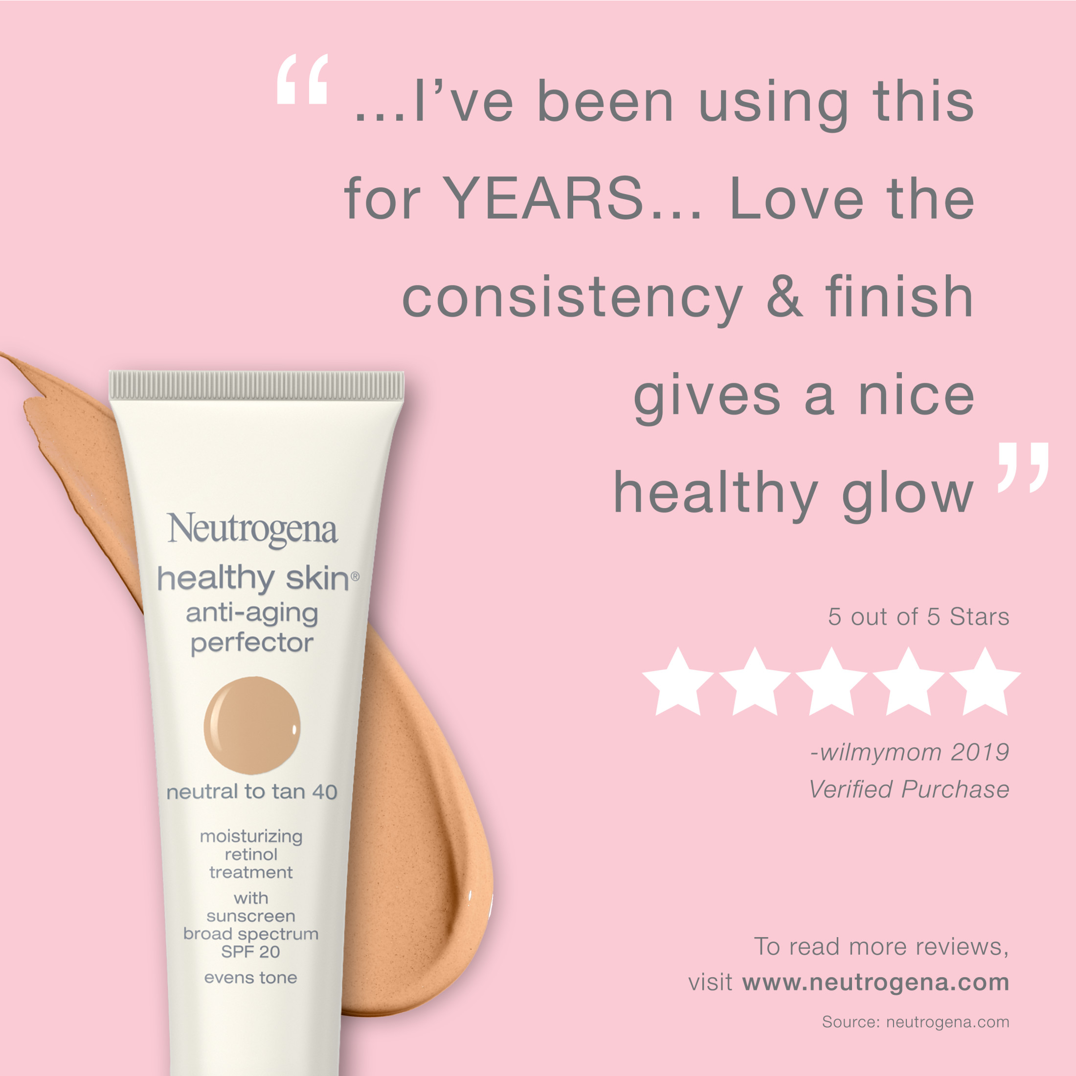 Neutrogena Healthy Skin Anti-Aging Moisturizer, Neutral/Tan, 1 fl. oz - image 5 of 7