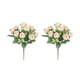 thumbnail image 1 of Ramo de 2 Rosas Artificiales para Decorar Centros de Mesa de Boda, Arreglos Florales, Decoración de Eventos y Fiestas., 1 of 5